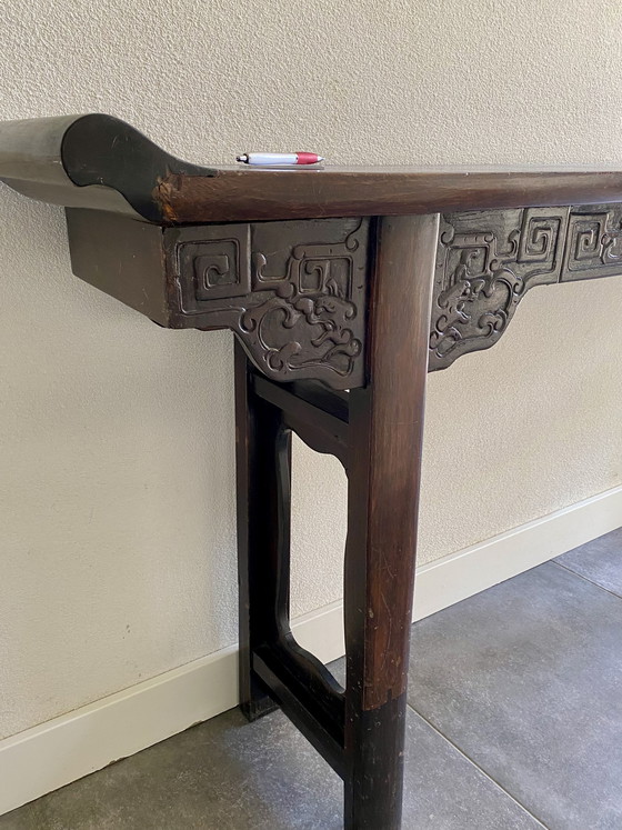 Image 1 of Long Chinese altar table/side table 225 cm