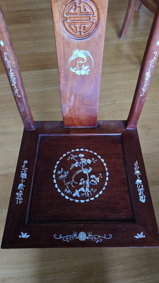 Image 1 of Sillas chinas de palisandro macizo, individuales o en conjunto