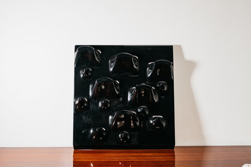 Slab coat rack by De Pas, D'Urbino & Lomazzi for Longato, Italy, 1960s