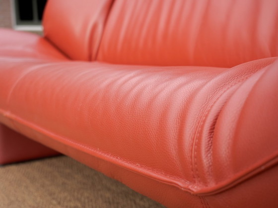 Image 1 of Leolux Tango | Canapé design 3 places | Cuir rouge | Vintage