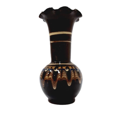 Vintage drip glaze Vase