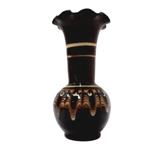 Image 1 of Vintage druppelglazuur vaas