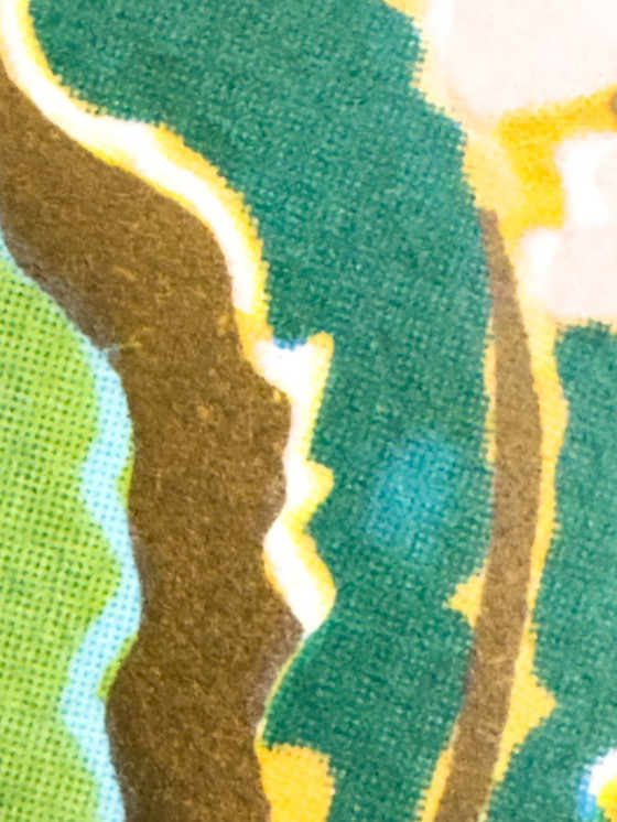 Image 1 of 🗾 Japan Airlines : Geisha rouge – Années 1960 – Affiche originale d'après Uemura Shōen | 100,5 × 62,5 cm | Japon