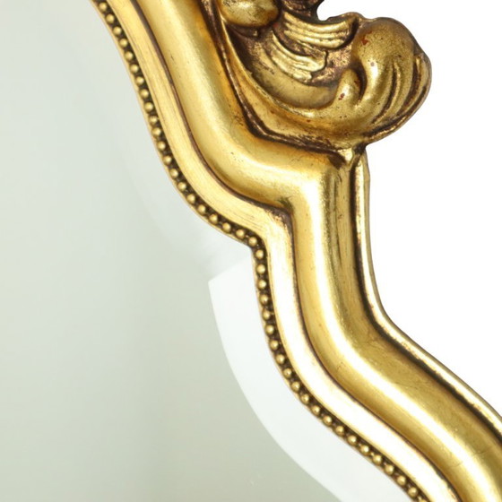 Image 1 of Franse Bladgoud Kuifspiegel Barok Stijl