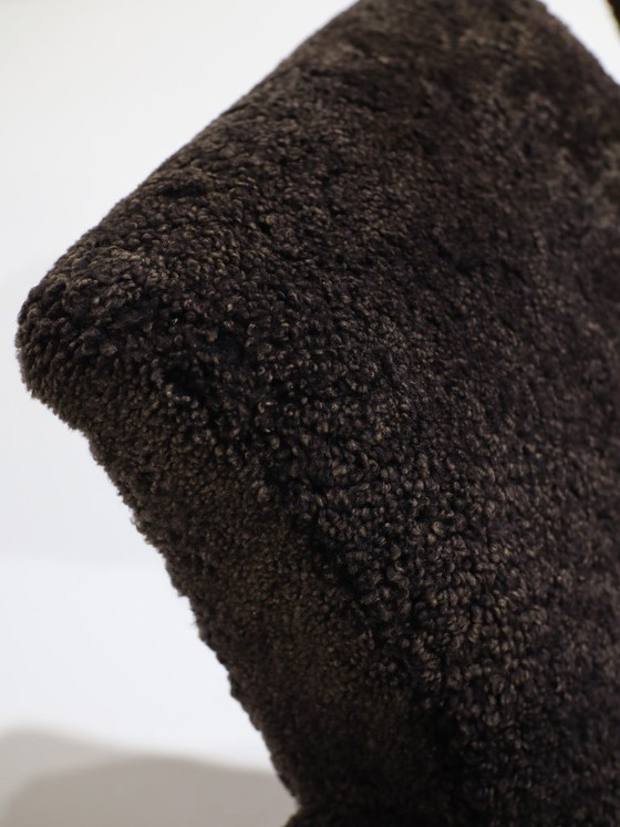 2 Danish 1940s Vintage Art Deco Armchairs, Sheep Wool (photo 9 of 13)