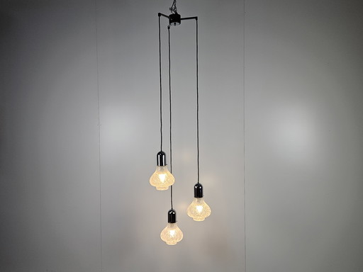 Lampe suspendue cascade vintage, New Old Stock