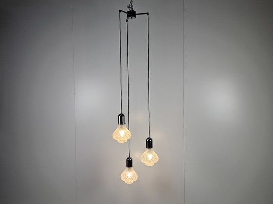 Image 1 of Lampe suspendue cascade vintage, New Old Stock