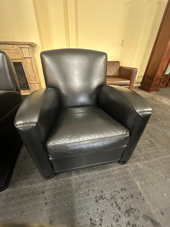 Poltrona Frau Sofagarnitur Tabarin. 2+1+1 – Leather, Metal (photo 10 of 17)