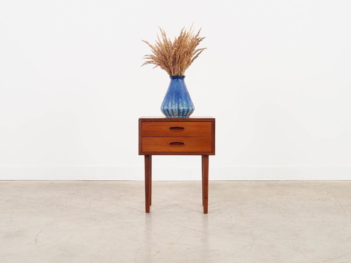 Teak bedside table, Danish design, 1970s, made in Denmark