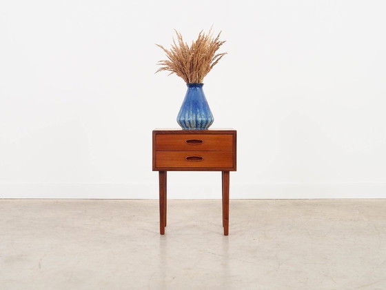 Image 1 of Teak bedside table, Danish design, 1970s, made in Denmark