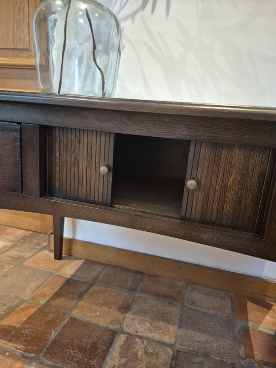 Image 1 of Klassieke console tafel, sidetable,  tv meubel, vol hout