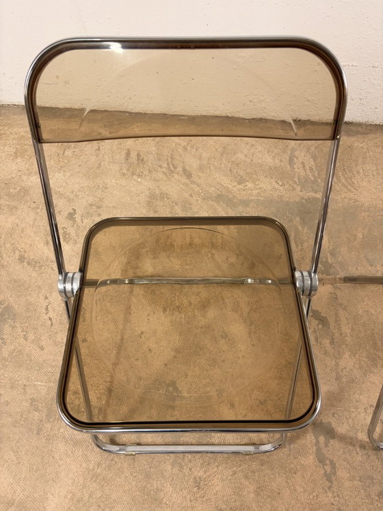Image 1 of Plia stoelen van Giancarlo Piretti voor Anonima Castelli, jaren 70, set van 4