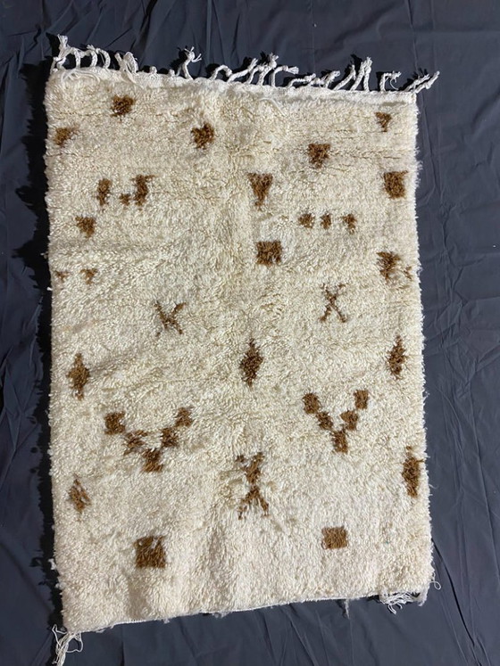 Image 1 of Alfombra de pelo largo hecha a mano Beni Ourain 250cm x 150cm