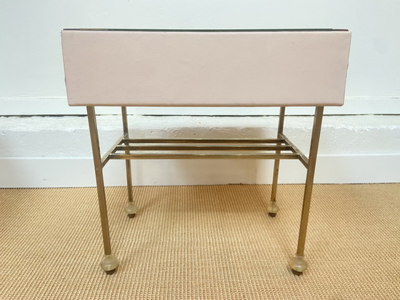 Image 1 of Paar Chevets aus Palisander und Leder, Italien, 1960