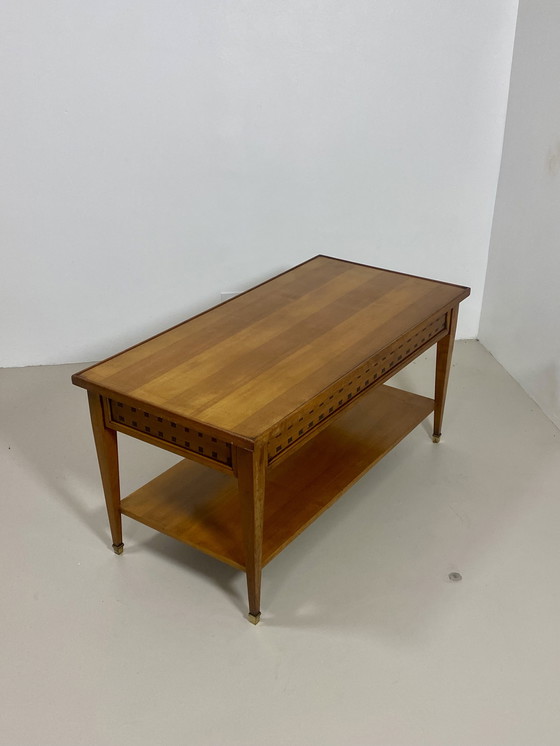 Image 1 of Vintage 70's oak coffee table Ref Claudia