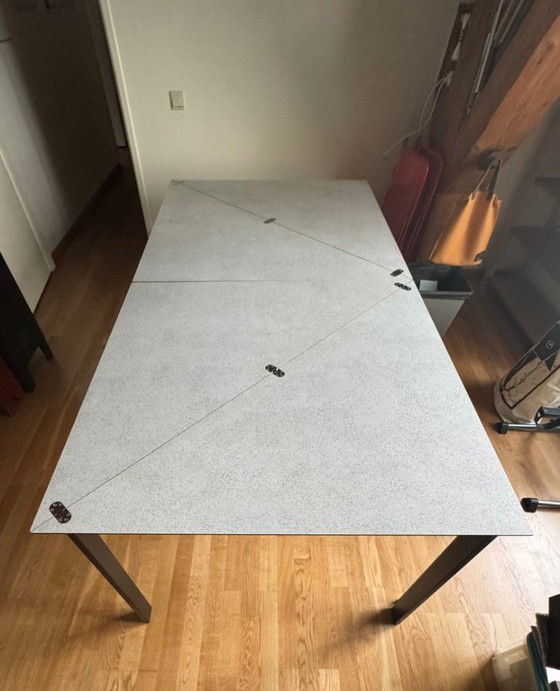 Image 1 of Table pythagoras. 110x110cm. Folds out to 120x120. Also possible: square with triangle.