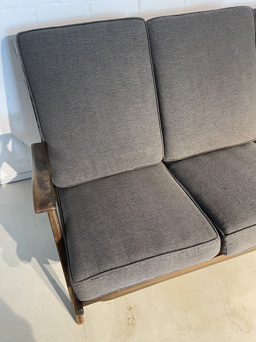 Sofá vintage - Sofá de tres plazas, estilo retro Art Déco, conjunto de sofás antiguos