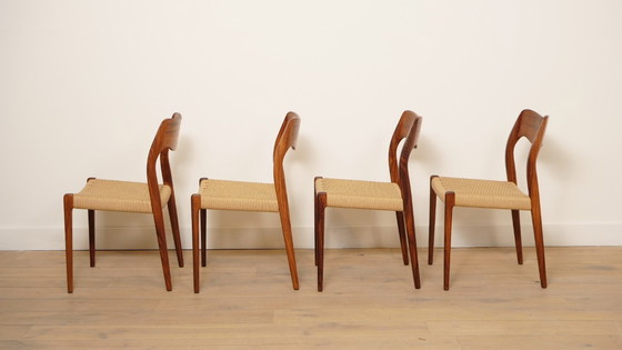 Image 1 of 4 Stühle | Niels Otto Møller | Modell 71 | Palisanderholz | Restauriert