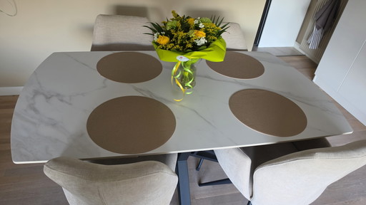Spanish Dining Table With Chairs – eettafels, Stone
