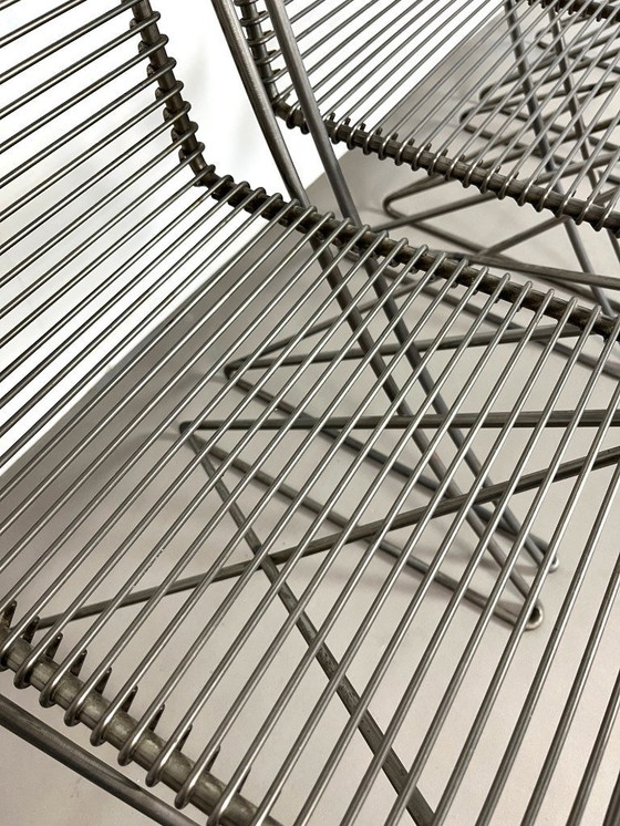 Image 1 of Kreuzschwinger Stühle, Till Behrens, Schlubach 1983