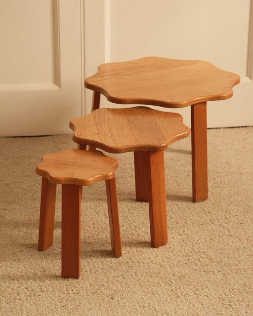 Trio de tables gigognes