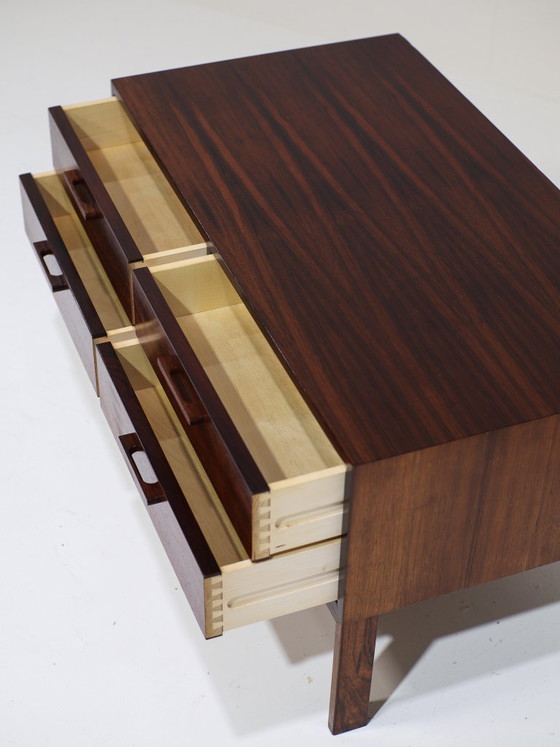 Image 1 of Cassettiera bassa Kai Kristiansen, mobile da ingresso in palissandro