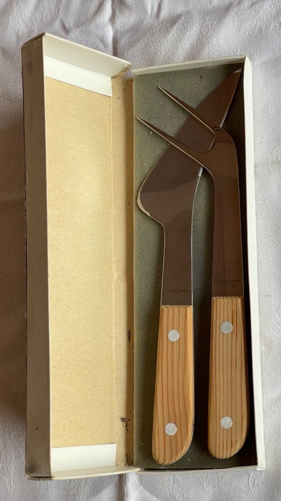 Cuchillo y Tenedor para Trinchar de Amboss Austria – Juegos de cubiertos, Madera, polished steel (photo 2 of 7)