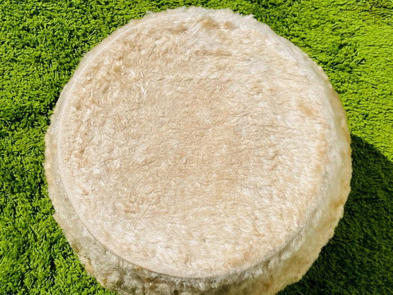 Image 1 of Ottoman Stool/Storage Chest. Vintage 50s