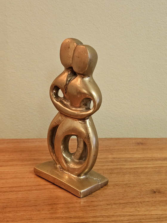 Image 1 of Coppia di cicladi in ottone massiccio vintage da uomo