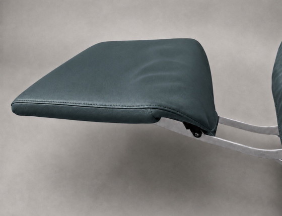 FSM Shelby Relaxfauteuil — Petrol Nappaleder – Verstelbare relaxstoel, Leather, Metal (photo 6 of 14)
