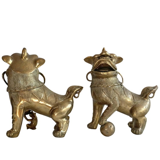Buddha monumentale dorato a fuoco – Stile Tibetano-Rattanakosin – 44 cm / 6.4 kg – Sculture, Bronze (photo 2 of 20)