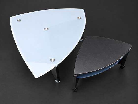Set LeoLux JOEY coffee table black, Glass, Wood, Transparent (photo 2 of 6)