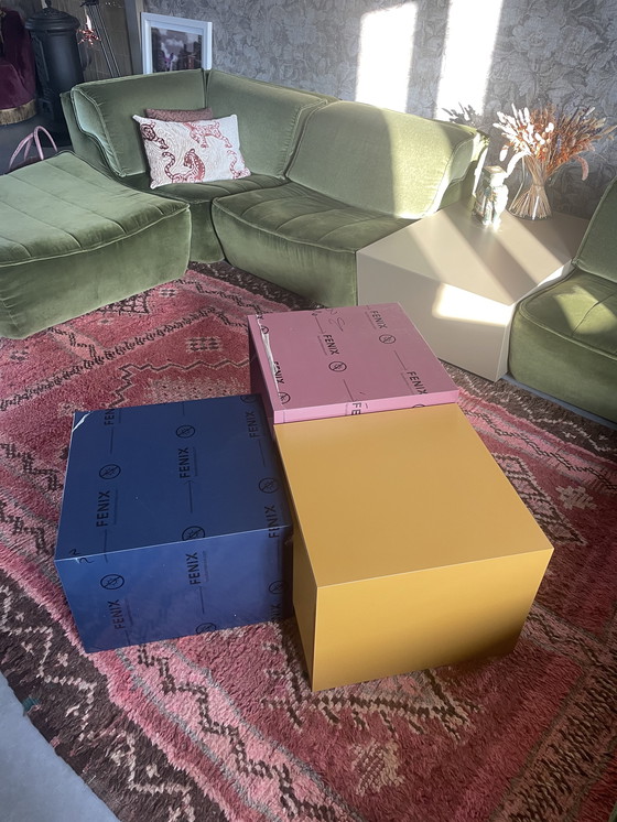 Image 1 of designer set salontafel bijzettafel  twv €1539 Fenix colore