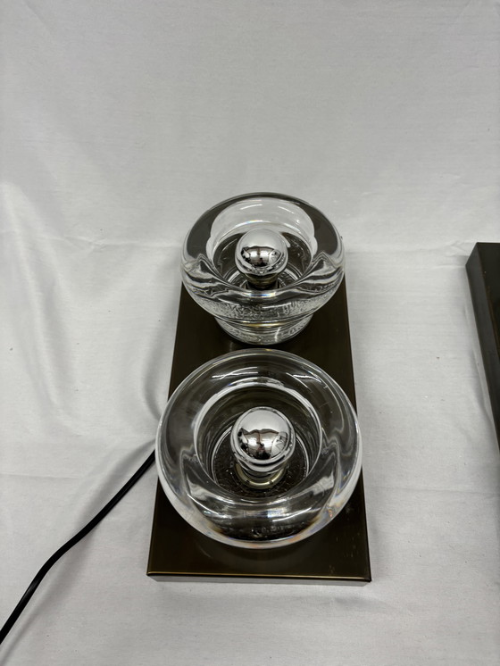 Image 1 of Vintage space age set wall lamps gebrüder Cosack 1960s