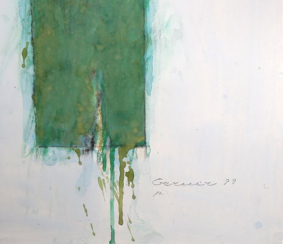 Image 1 of Spazi piatti - Berner, Bernd, o.T, aus 1999 in Grün