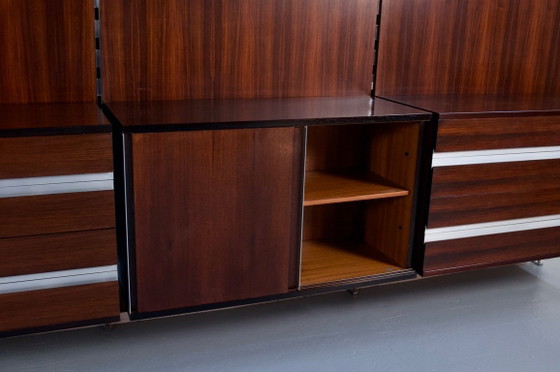 Image 1 of Modulaire plank van palissanderhout, ICO PARISI, jaren 1960, uitgever MIM ROMA