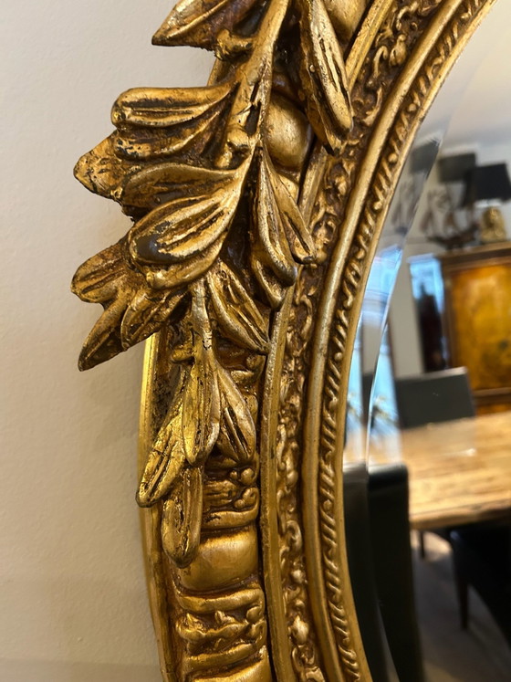 LARGE imposing baroque mirror – Wood (photo 4 of 13)