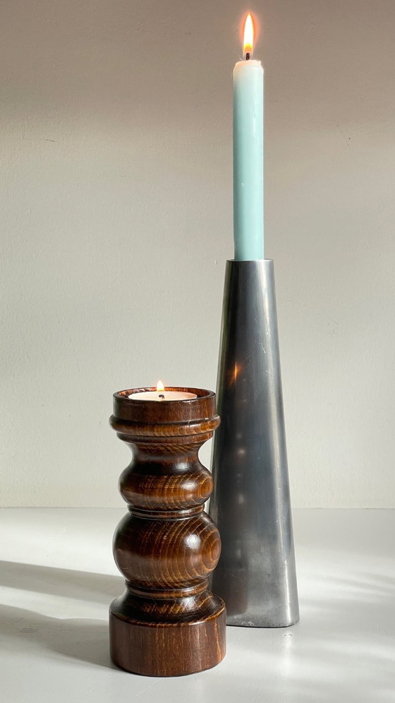 Image 1 of BOUGEOIRS Bois et Métal Ikea VINTAGE