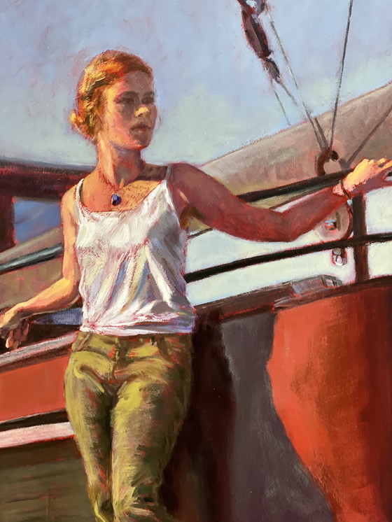 Image 1 of Dipinto originale a olio su tavola "Libertà"