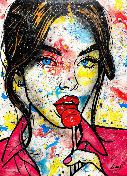 GONGAS - Waiting for you - Artist canvas