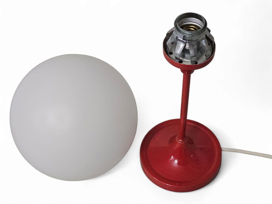 Extremely rare Space Age Table lamp, 1960s – Metal, Glass (photo 6 of 9)