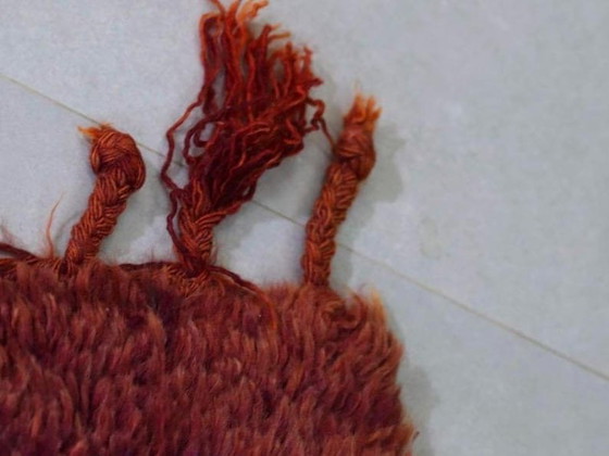 Alfombra bereber con un color tradicional especial hecho a mano, tamaño 2/3 m. – Alberto Bazzani, Wool (photo 10 of 10)
