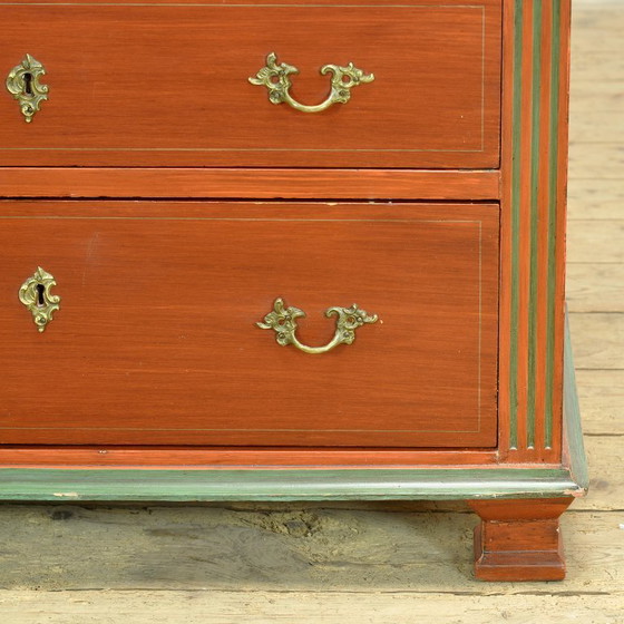 Grenen Ladekasten, Circa 1925 – Wood, Brass (photo 11 of 12)