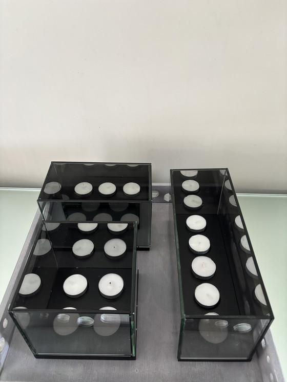 Image 1 of Dies ist ein Infinity Light Cube Wachsinelichthouders