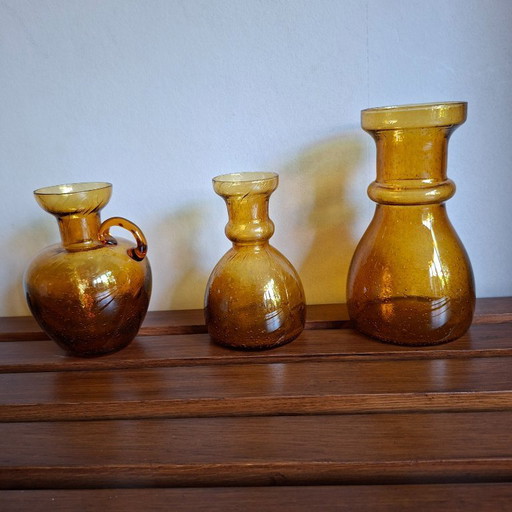 Floris Meydam Etrusk vases. Set 3 pieces.