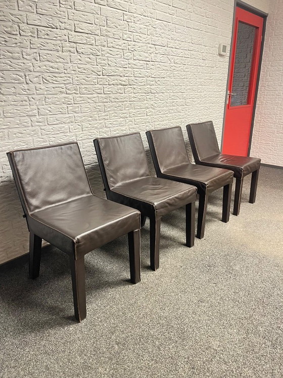 Image 1 of Set of 4 ‘SAAR’ chairs by Piet Boon