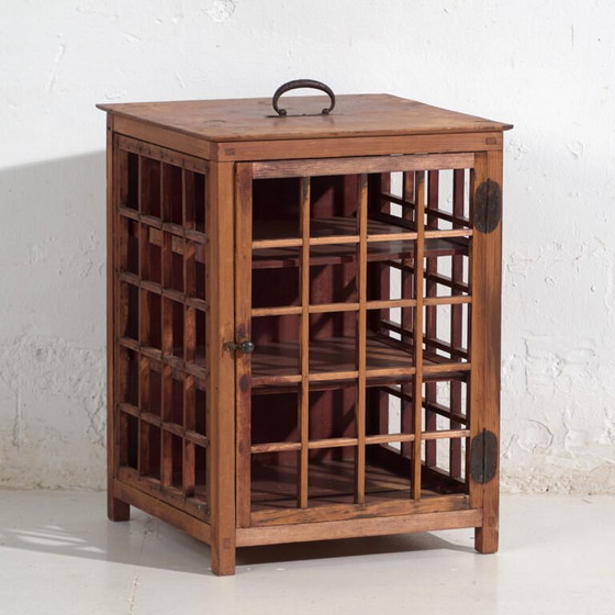 Small antique Japanese cabinet - Taisho to early Showa period - (c. ) – Display cabinets (photo 9 of 40)