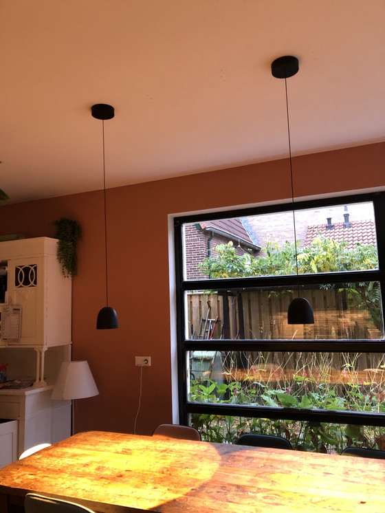 Image 1 of 2x B.Lux / B-Lux Speers s1 zwarte minimalistische hanglampen 