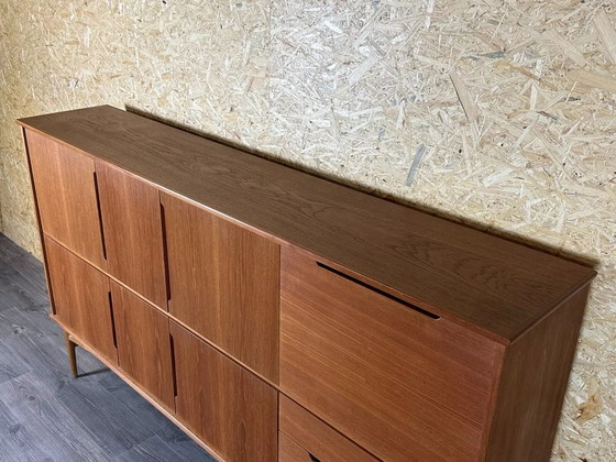 Image 1 of 60's 70's Teak Sideboard Highboard modèle Fredericia Danish Modern Design