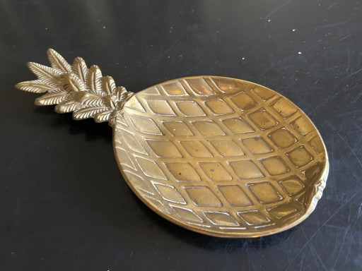 Brass Pineapple Bowl – decoratieve objecten